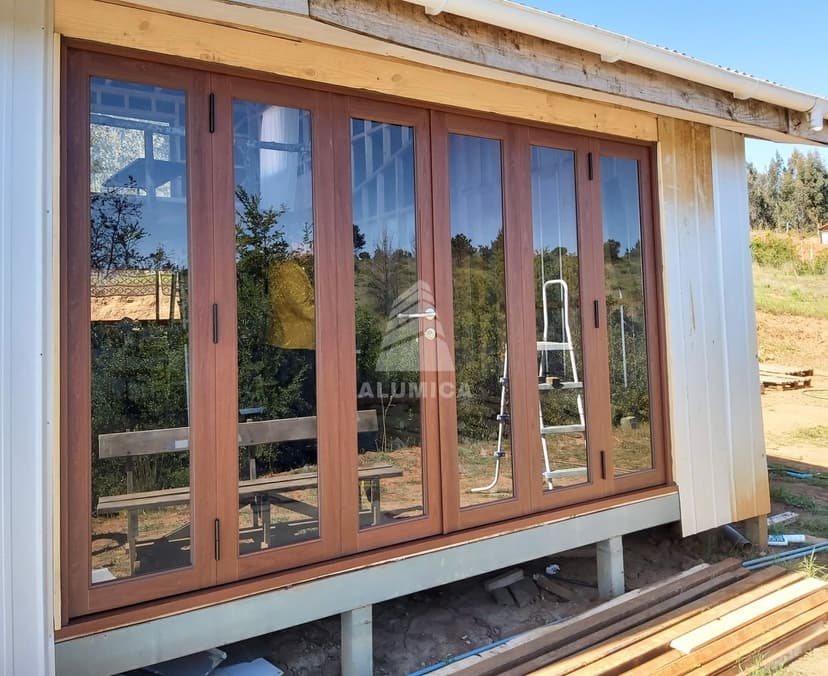 Puertas plegables de aluminio